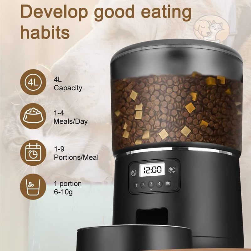 Automatic Cat Feeder, Automatic Pet Feeder with Wifi